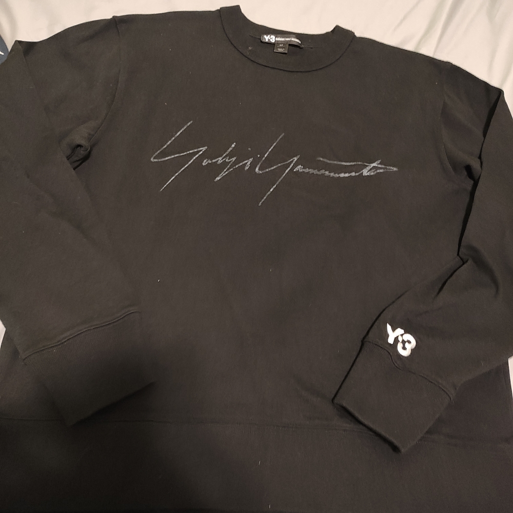 Y-3 Black Sweatshirt
